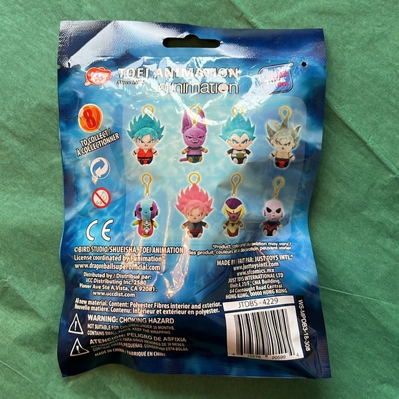 Dragon Ball Z plush toy keychain nwt - Picture 3 of 3